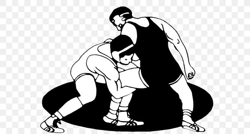 Free amateur wrestling drawings images clip art