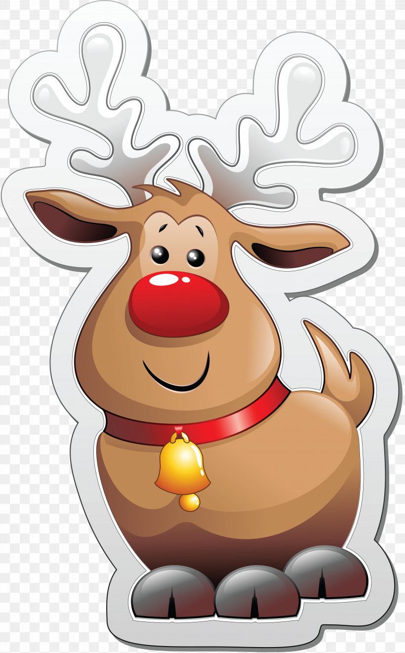 Santa Claus's Reindeer Rudolph Christmas, PNG, 4453x7181px, Reindeer, Cartoon, Child, Christmas, Christmas Decoration Download Free
