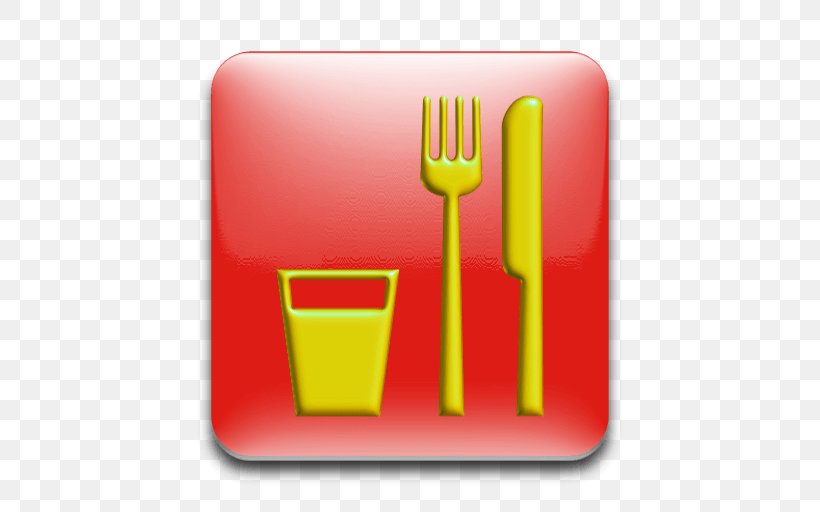 Fork Cutlery, PNG, 512x512px, Fork, Cutlery, Rectangle, Yellow Download Free