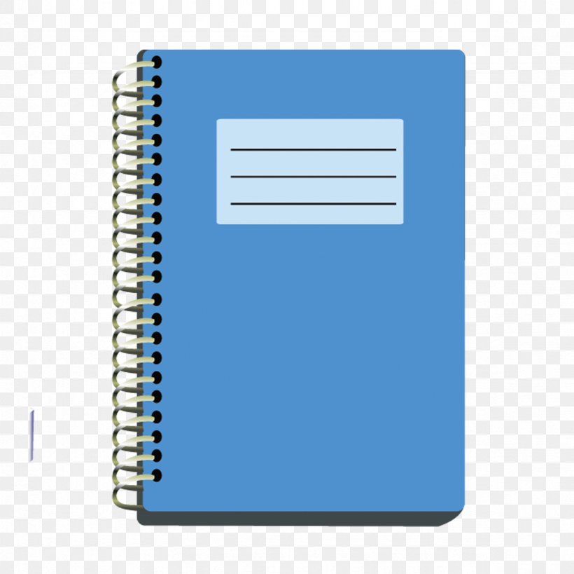 Notebook Blue Adobe Illustrator, PNG, 2362x2362px, Notebook, Area, Artworks, Blue, Book Download Free