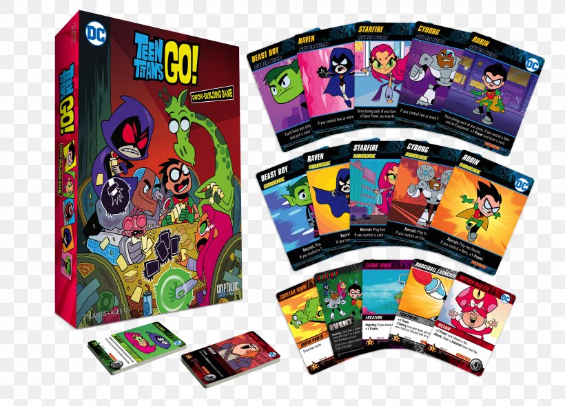 Raven Deck-building Game Cartoon Network Television Show, PNG, 2801x2016px, Raven, Board Game, Cartoon Network, Dc Comics, Deckbuilding Game Download Free