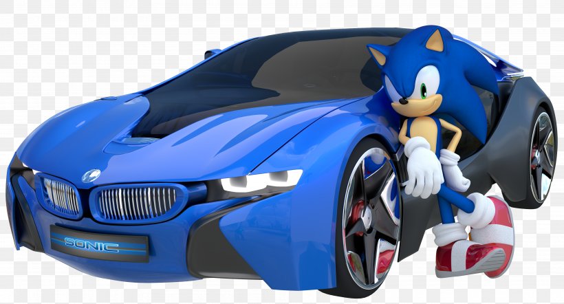 Sonic The Hedgehog 3 Sonic & All-Stars Racing Transformed Shadow The Hedgehog Sonic & Sega All-Stars Racing, PNG, 3989x2155px, Sonic The Hedgehog, Amy Rose, Automotive Design, Automotive Exterior, Blue Download Free