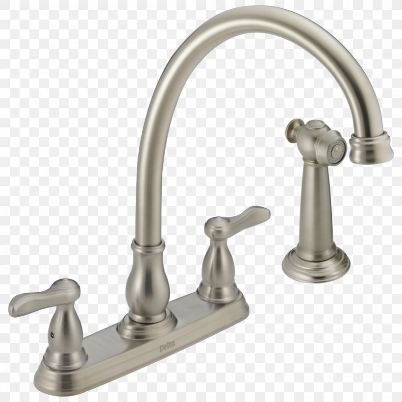 Tap Sink Stainless Steel Moen Handle, PNG, 2000x2000px, Tap, Bathroom, Bathtub, Bathtub Accessory, Bathtub Spout Download Free