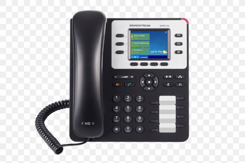 Grandstream Networks Grandstream GXP2130 VoIP Phone Business Telephone System, PNG, 1772x1181px, Grandstream Networks, Answering Machine, Business, Business Telephone System, Caller Id Download Free