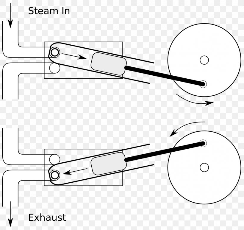 Oscillating Cylinder Steam Engine Marine Steam Engine, PNG, 1087x1024px, Steam Engine, Area, Artwork, Beam Engine, Black And White Download Free