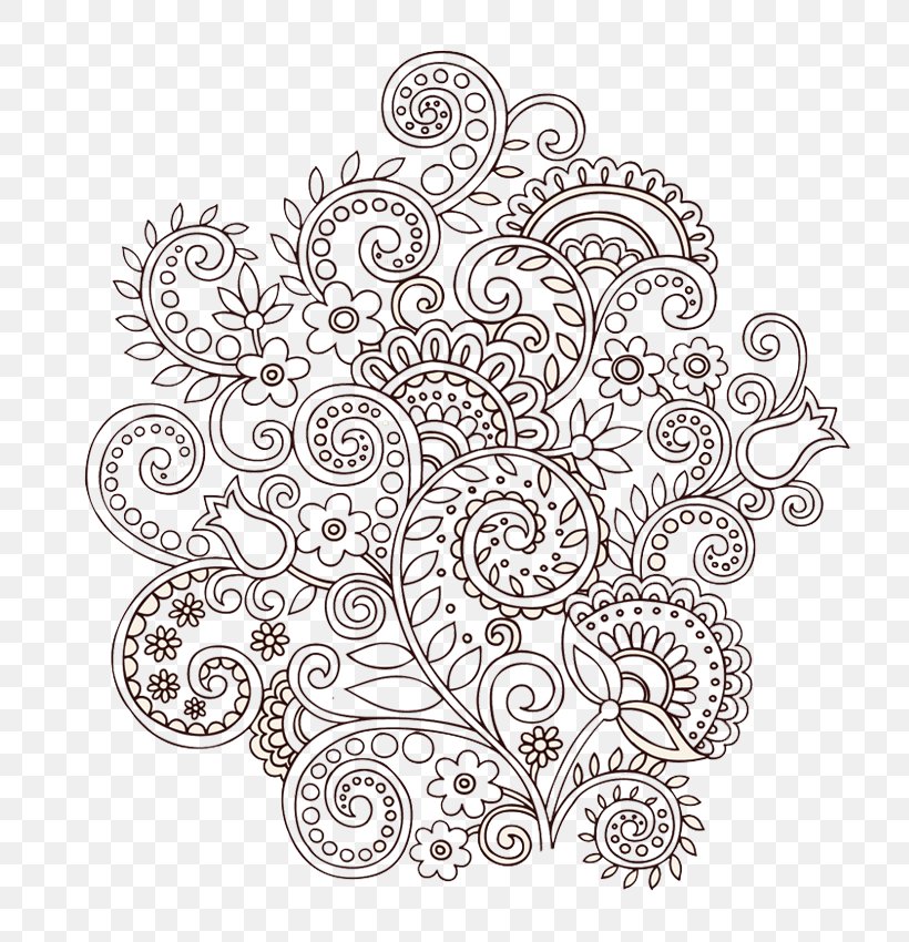 Tattoo Mehndi Paisley Illustration, PNG, 800x850px, Tattoo, Art, Black And White, Doodle, Drawing Download Free