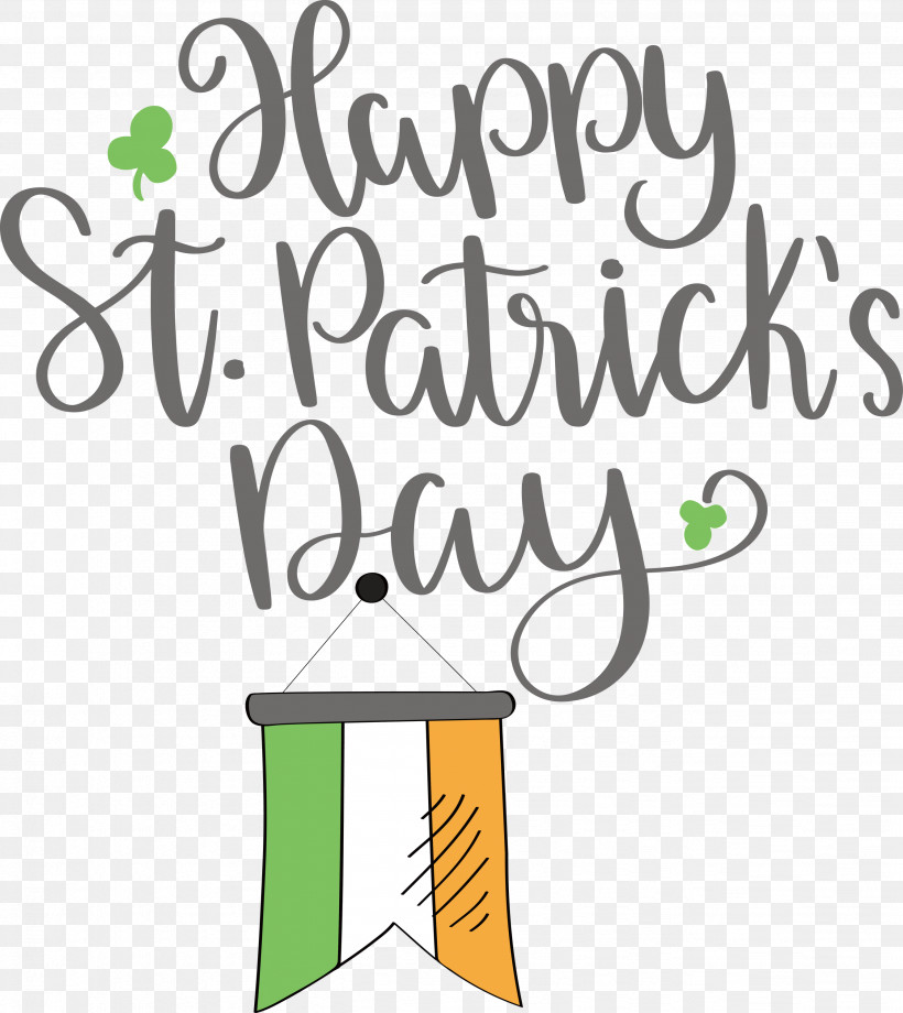 St Patricks Day, PNG, 2673x3000px, St Patricks Day, Calligraphy, Happiness, Line, Logo Download Free