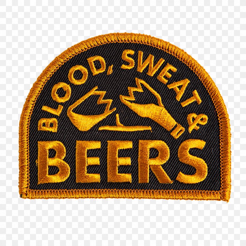 Beer Embroidered Patch Overlock Embroidery Label, PNG, 1000x1000px, Beer, Badge, Brand, Cap, Clothing Download Free