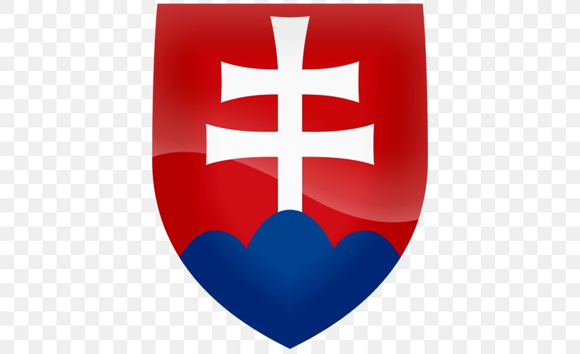 Coat Of Arms Of Slovakia Flag Of Slovakia, PNG, 500x500px, Slovakia, Coat Of Arms, Coat Of Arms Of Czechoslovakia, Coat Of Arms Of Slovakia, Flag Of Slovakia Download Free