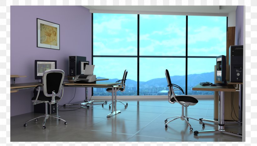 Desk Window Office Interior Design Services Chair, PNG, 1200x686px, Desk, Chair, Furniture, Glass, Interior Design Download Free