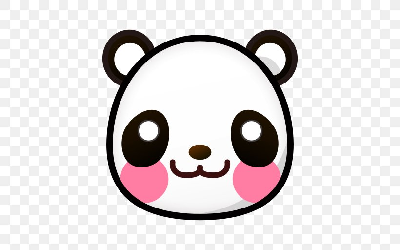 Giant Panda Emoji Emoticon Panda Tea, PNG, 512x512px, Giant Panda, Art Emoji, Bear, Cuteness, Emoji Download Free