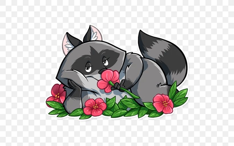 Raccoons Whiskers Sticker Telegram, PNG, 512x512px, Raccoons, Carnivoran, Cat, Cat Like Mammal, Decal Download Free