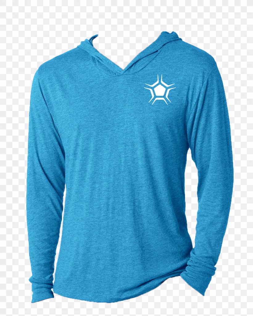 Sleeve Hoodie T-shirt Sweatshirt, PNG, 1200x1500px, Sleeve, Active Shirt, Aqua, Azure, Blue Download Free