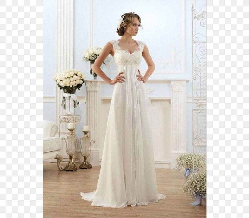 Wedding Dress Sleeve Neckline Bride, PNG, 718x718px, Watercolor, Cartoon, Flower, Frame, Heart Download Free
