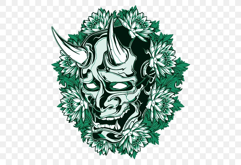 Oni Demon Hannya Mask Drawing, PNG, 560x560px, Oni, Art, Blackandwhite, Demon, Drawing Download Free