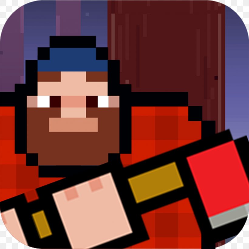 Timberman Arcade Game Android Soccer Hit Mobile Game, PNG, 1024x1024px, Timberman, Android, App Store, Arcade Game, Casual Game Download Free