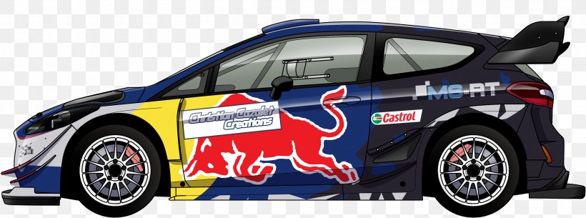 World Rally Car 2017 Ford Fiesta 2017 World Rally Championship Ford Fiesta RS WRC, PNG, 3390x1261px, 2017 Ford Fiesta, World Rally Car, Auto Part, Auto Racing, Automotive Design Download Free