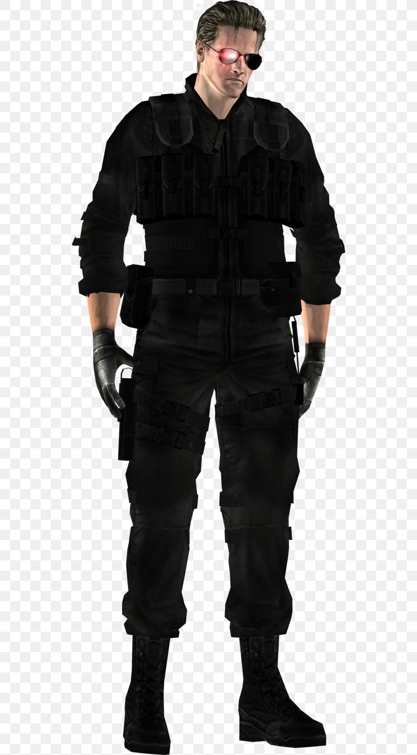 Albert Wesker Resident Evil 5 Resident Evil 6 Jill Valentine, PNG, 538x1482px, Albert Wesker, Costume, Jill Valentine, Mercenary, Military Uniform Download Free