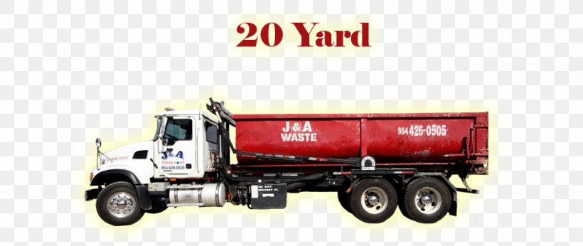 J & A Waste Corporation Roll-off Dumpster Garbage Truck, PNG, 850x359px, Rolloff, Automotive Exterior, Brand, Cargo, Commercial Vehicle Download Free
