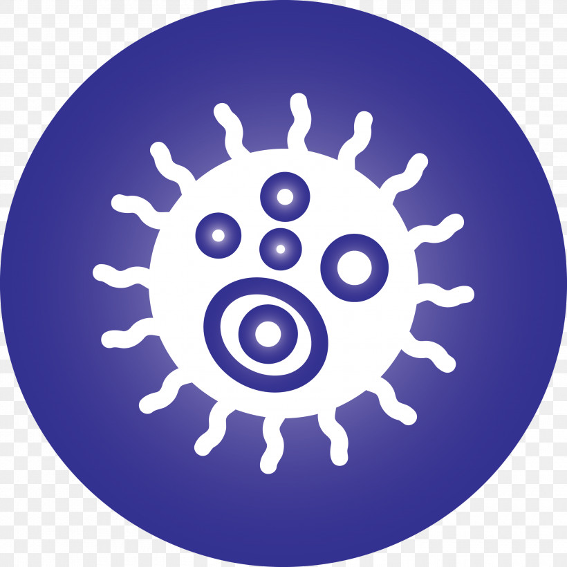 Bacteria Germs Virus, PNG, 3000x3000px, Bacteria, Circle, Dishware, Electric Blue, Germs Download Free