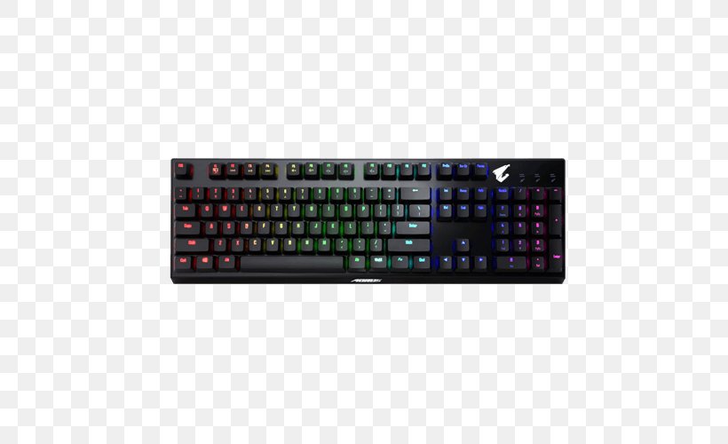 Computer Keyboard AORUS Electrical Switches Gigabyte Technology Gaming Keypad, PNG, 500x500px, Computer Keyboard, Aorus, Cherry, Computer, Computer Component Download Free
