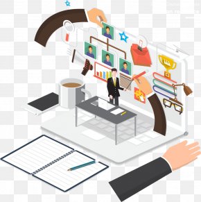 Vector Business Team Honors - Online Shopping Icon PNG