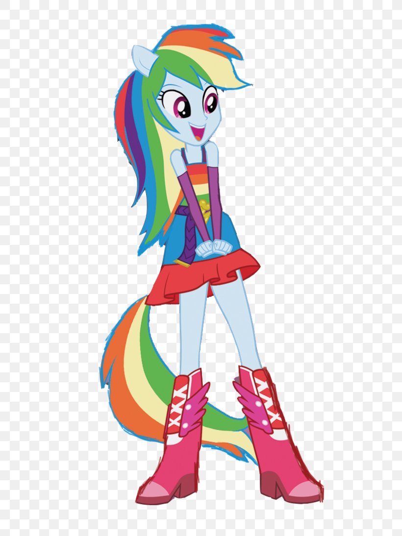 Rainbow Dash My Little Pony: Equestria Girls Rarity Sunset Shimmer, PNG, 730x1094px, Rainbow Dash, Applejack, Art, Cartoon, Clothing Download Free
