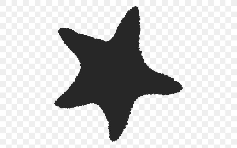 Starfish Silhouette Clip Art, PNG, 512x512px, Starfish, Autocad Dxf, Black, Echinoderm, Fish Download Free