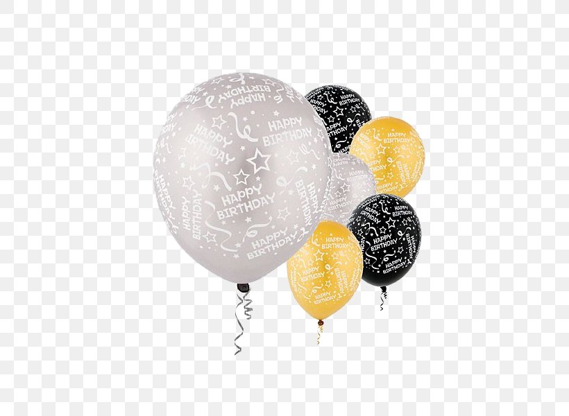 Toy Balloon Gold Party Gift, PNG, 600x600px, Balloon, Anniversary, Birthday, Confetti, Gift Download Free