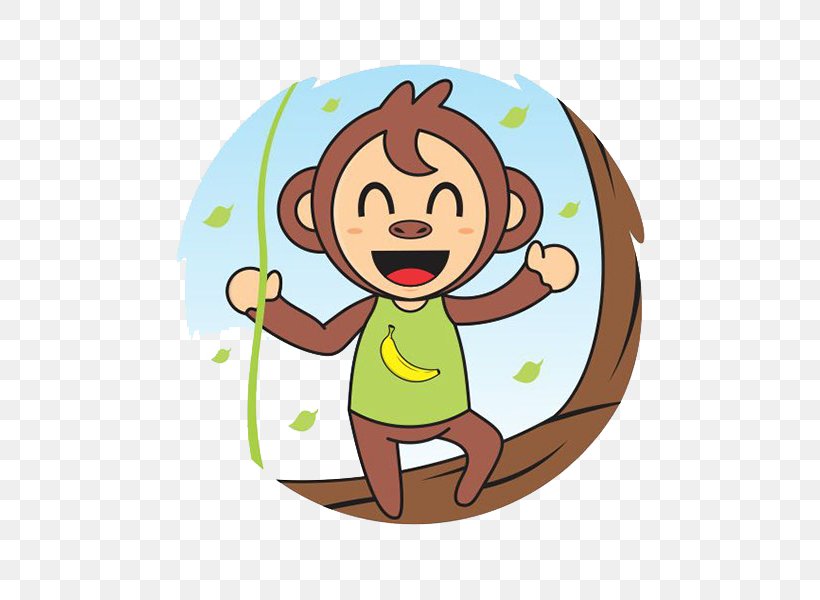 Ape Monkey Clip Art, PNG, 600x600px, Ape, Art, Cartoon, Fictional Character, Food Download Free