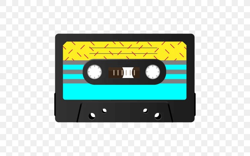 Compact Cassette Rectangle, PNG, 512x512px, Compact Cassette, Multimedia, Rectangle Download Free
