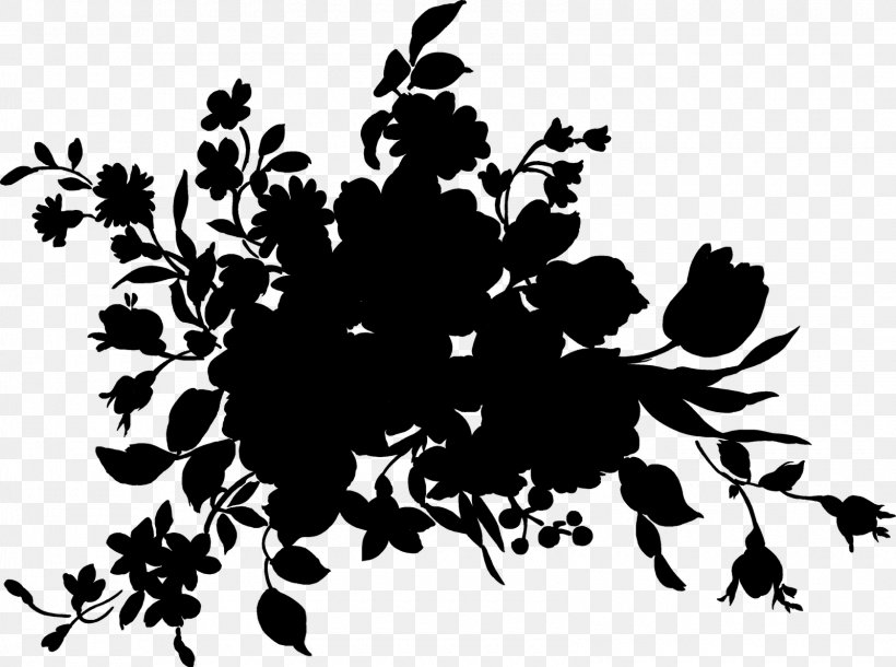 Floral Design Pattern Leaf Desktop Wallpaper, PNG, 1600x1191px, Leaf, Black, Black M, Blackandwhite, Botany Download Free