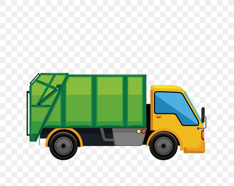 Garbage Truck Vector Graphics Car Illustration, PNG, 650x650px, Garbage Truck, Automotive Design, Car, Commercial Vehicle, Driving Download Free