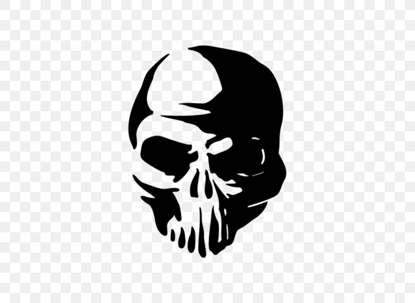 Wall Decal Sticker Human Skull Symbolism Adhesive Tape, PNG, 600x600px, Decal, Adhesive, Adhesive Tape, Black And White, Bone Download Free