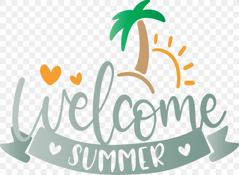 Welcome Summer, PNG, 3000x2197px, Welcome Summer, Area, Flower, Fruit, Logo Download Free