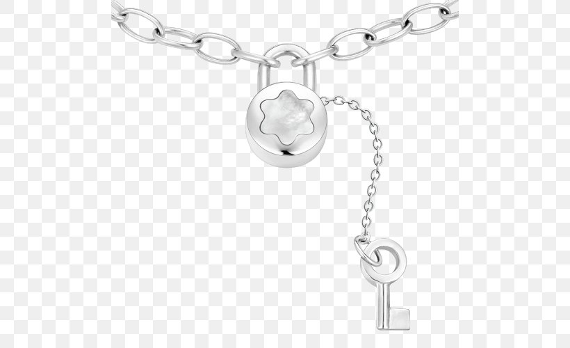 Bracelet Necklace Montblanc Jewellery Clothing Accessories, PNG, 500x500px, Bracelet, Bangle, Body Jewelry, Chain, Charms Pendants Download Free