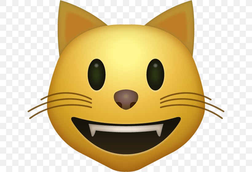 Cat Face With Tears Of Joy Emoji Smiley, PNG, 640x560px, Cat, Apple Color Emoji, Carnivoran, Cartoon, Cat Like Mammal Download Free