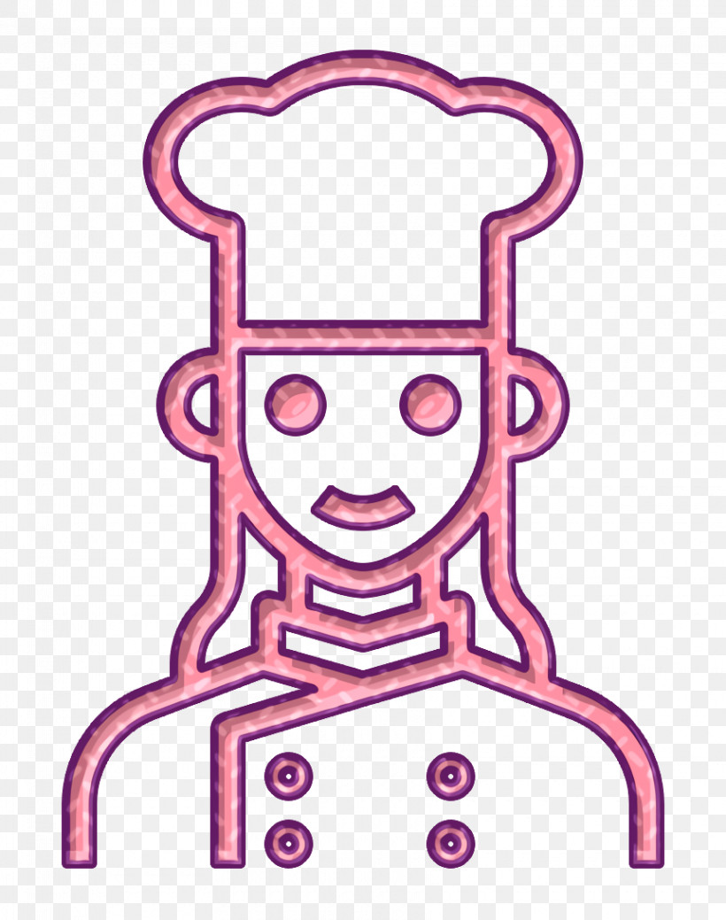 Chef Icon Occupation Woman Icon, PNG, 860x1090px, Chef Icon, Cartoon, Head, Line, Line Art Download Free