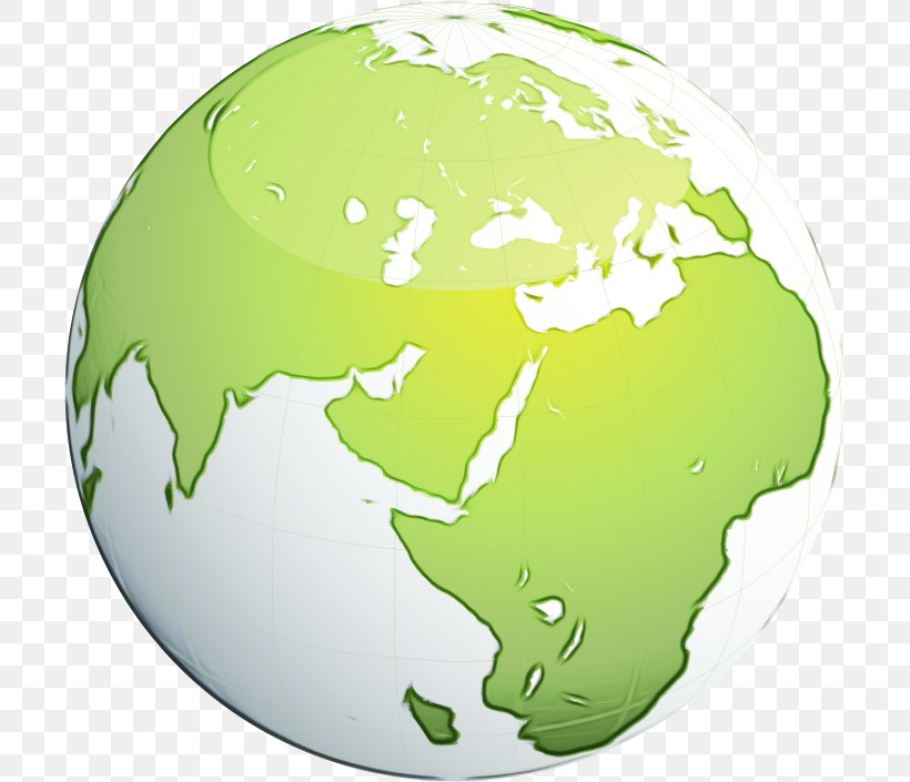 Green Globe Earth World Planet, PNG, 703x705px, Watercolor, Earth, Globe, Green, Interior Design Download Free