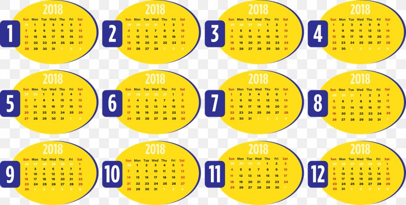 Calendar Clip Art 0 Image, PNG, 1280x648px, 2018, Calendar, Area, Calendar Date, Information Download Free