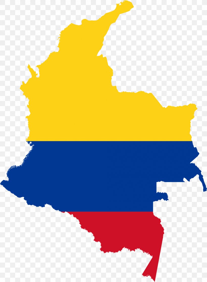 Flag Of Colombia Blank Map, PNG, 1000x1363px, Colombia, Area, Blank Map, Decal, File Negara Flag Map Download Free