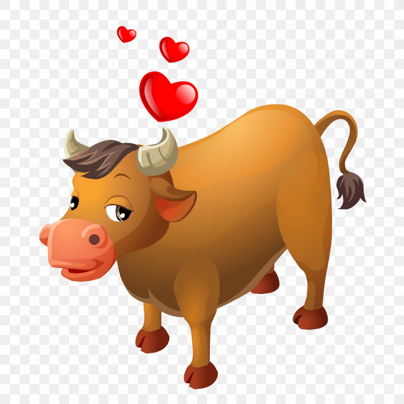 Cattle Computer File, PNG, 2000x2000px, Cattle, Carnivoran, Cartoon, Cattle Like Mammal, Cow Goat Family Download Free