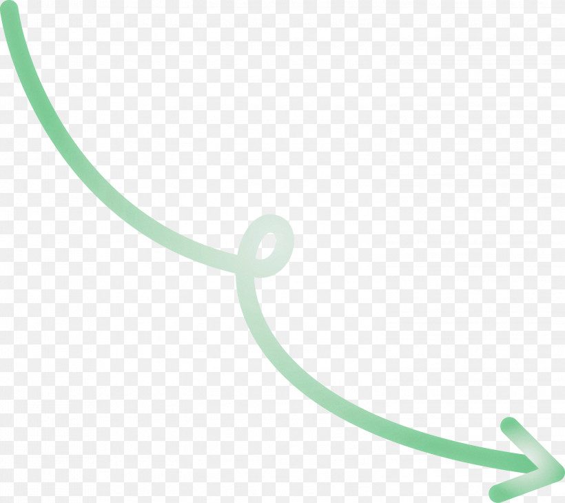 Curved Arrow, PNG, 2999x2672px, Curved Arrow, Green, Line Download Free