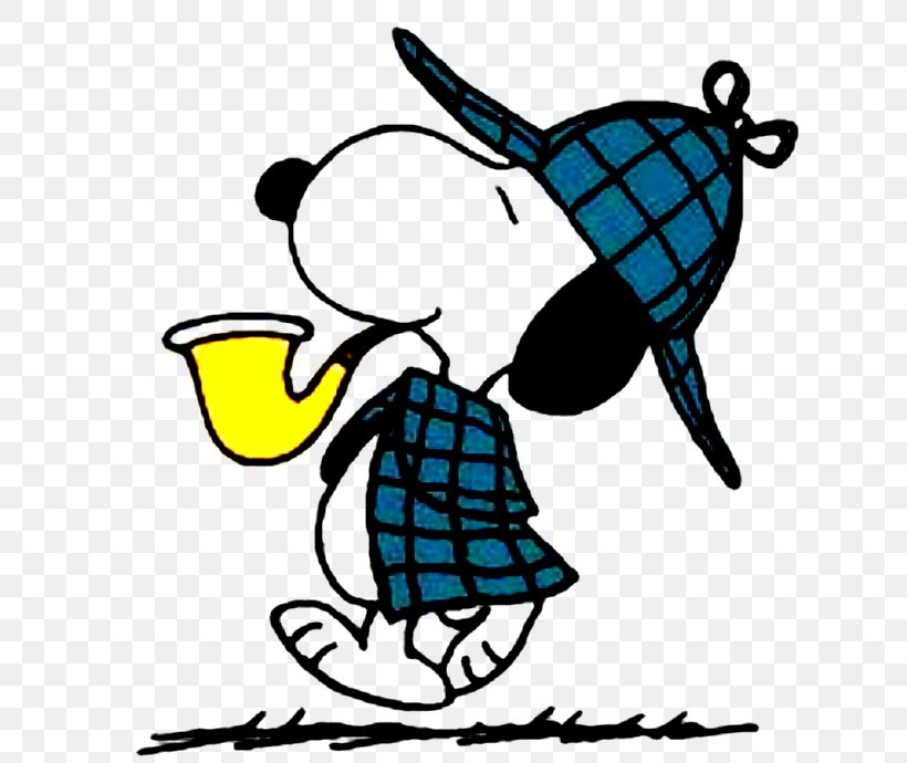Snoopy Woodstock Charlie Brown Sherlock Holmes Detective, PNG, 744x690px, Snoopy, Art, Artwork, Charlie Brown, Crossstitch Download Free
