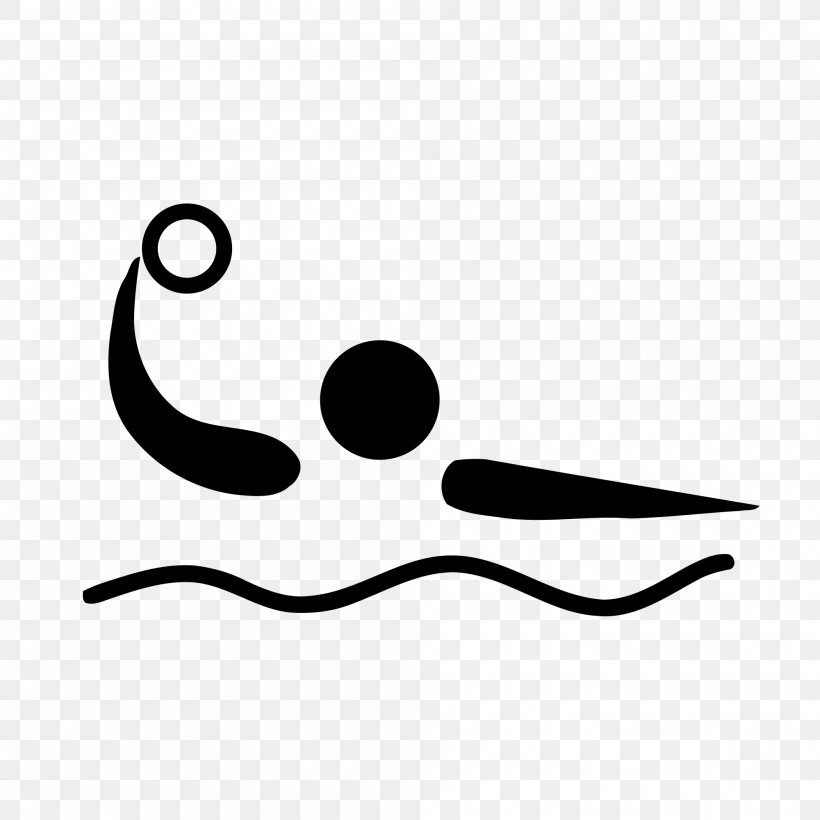 Water Polo Ball Clip Art, PNG, 2000x2000px, Water Polo, Ball, Black, Black And White, Eyewear Download Free