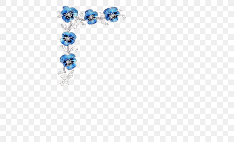Flower Blue Text Party, PNG, 500x500px, Flower, Blue, Body Jewelry, Cobalt Blue, Color Download Free