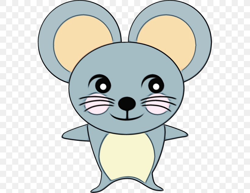 Rat Whiskers Mouse Cat Cartoon, PNG, 572x633px, Watercolor, Animal, Animation, Caricature, Cartoon Download Free