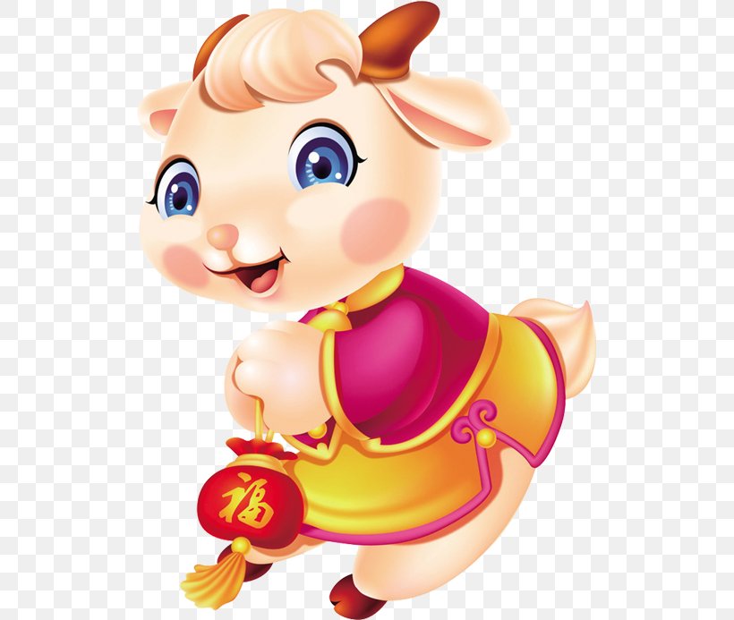 Sheep Chinese Zodiac Goat U7f8a Wu Xing, PNG, 513x693px, Sheep, Art, Cartoon, Child, Chinese New Year Download Free