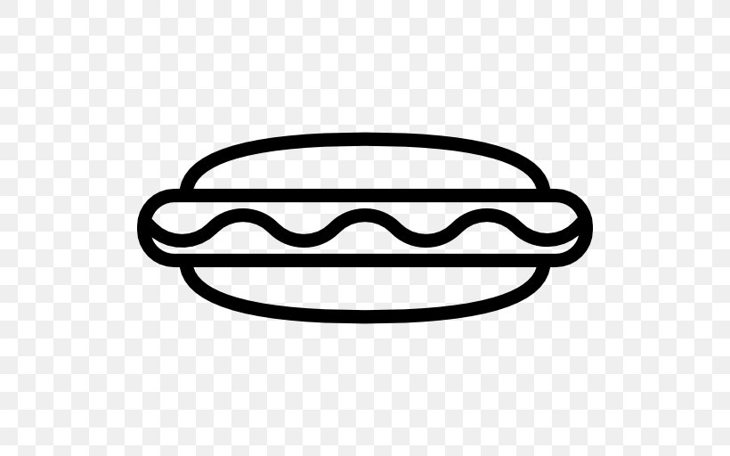 Hot Dog Fast Food Hamburger Junk Food Bread, PNG, 512x512px, Hot Dog, Auto Part, Black And White, Bread, Cheese Download Free