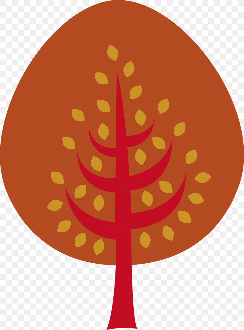 Orange, PNG, 2218x3000px, Cartoon Tree, Abstract Tree, Leaf, Orange, Plant Download Free